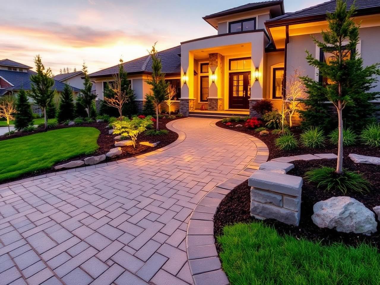 Patio and walkway — Nepean